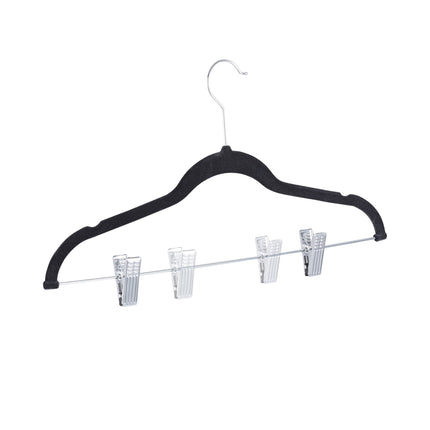 Cintres en velours avec pinces, lot de 12