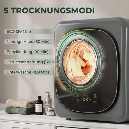 Ablufttrockner, 4 kg kompakt, 5 Programme, Timer