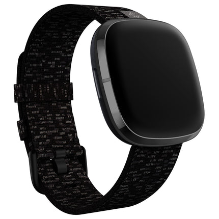 Versa 3/4,Sense/Sense 2 Woven Band Charcoal L