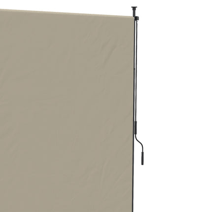 Senkrecht ausfahrbare Markise, 200x292 cm, Sandfarbe