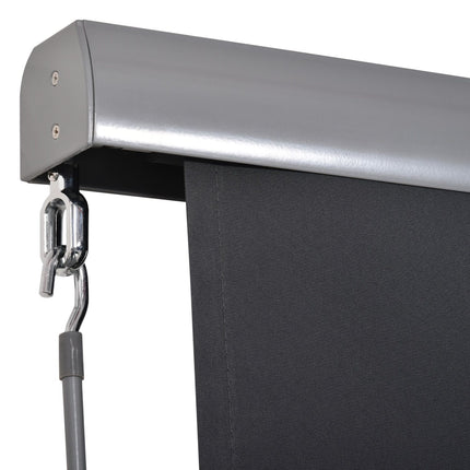 Balcony Awning Wind & Privacy Screen, Hand Crank, 160x250Cm