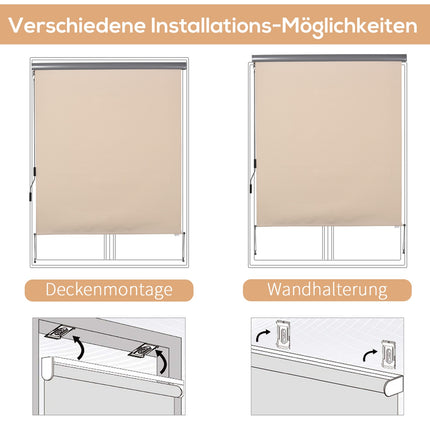 Balkon-Seitenmarkise, Kurbel, 160x250 cm