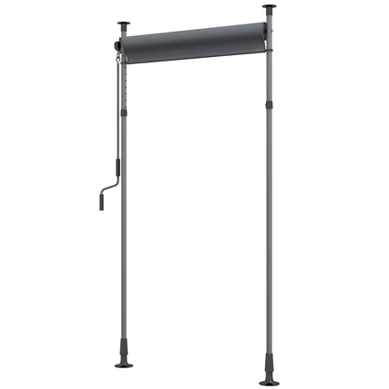 Dark gray Weatherproof Balcony awning - 150x220-310cm