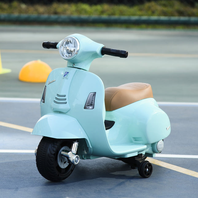 Elektrische Aufsitz-Vespa für Kinder, 18-36 Monate, grün