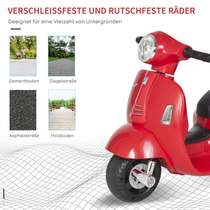 Elektrisches Kindermotorrad mit LED-Licht, 18-36 Monate