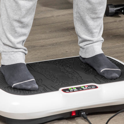 Vibrationsplatte mit Band – 200 W, 99 Stufen, bis 120 kg