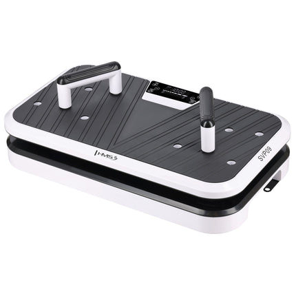Vibrationsplatte mit Liegestützgriffen, Bluetooth, 5 Programmen