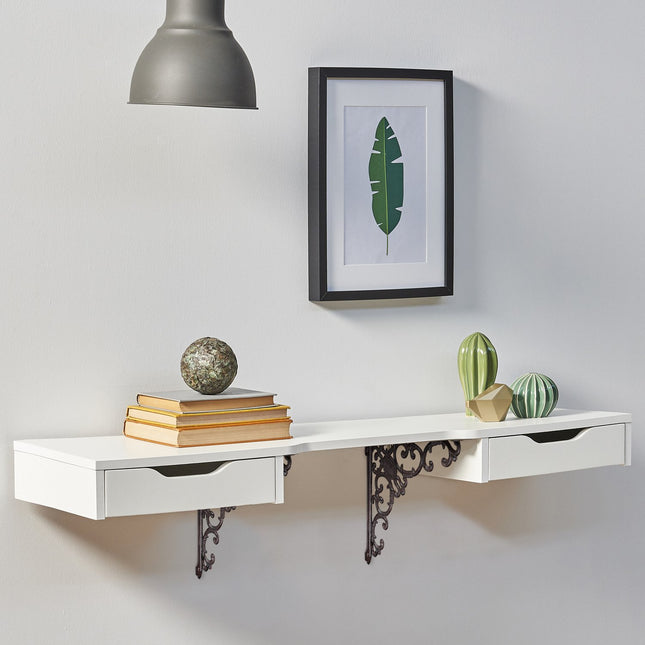 Vintage Cast Iron Shelf Brackets, Set of 4