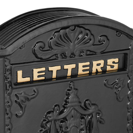 Vintage Letterbox with Lock – Antique Style Mailbox