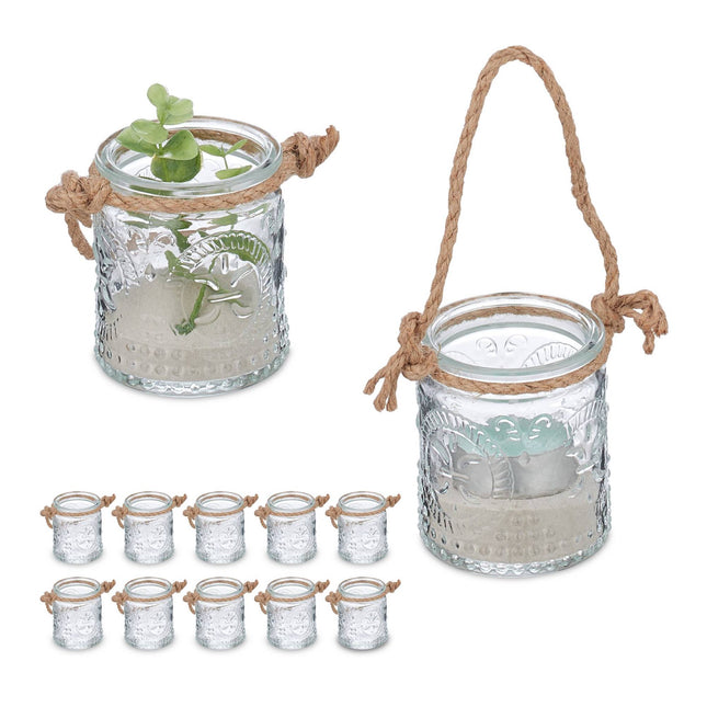 Vintage lantern, set of 12