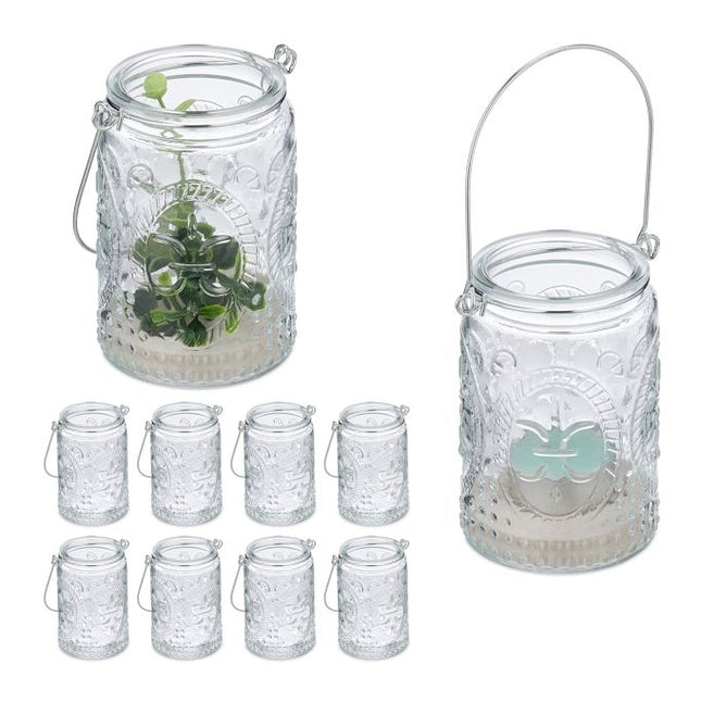Vintage lanterns - set of 12