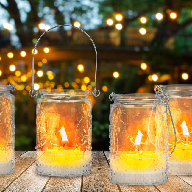 Vintage lanterns - set of 12