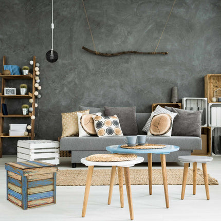 Vintage stool with storage