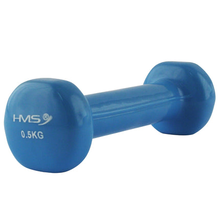 Vinylem potažená činka 0.5kg – protiskluzový úchop