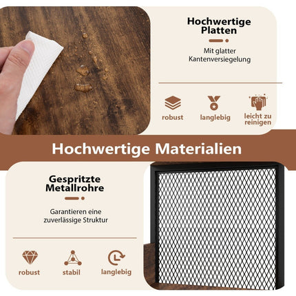 Schallplattenständer, 3-stöckig, fasst 300 Alben, abnehmbare Teiler