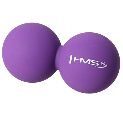 Violetter Doppel-Massageball – Lindert Muskelverspannungen