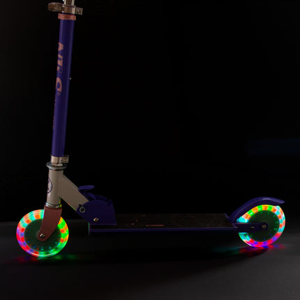 Violet Kick Scooter, 120mm Wheels, Adjustable Height