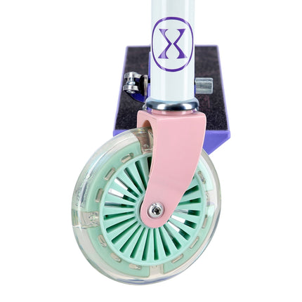 Violet Kick Scooter, 120mm Wheels, Adjustable Height