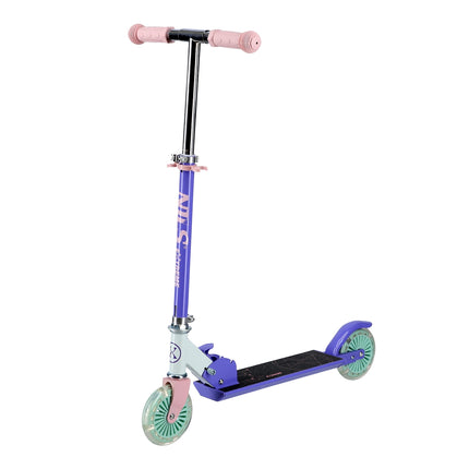 Violet Kick Scooter, 120mm Wheels, Adjustable Height