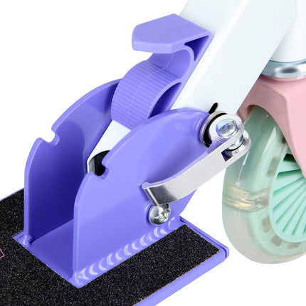 Violet Kick Scooter, 120mm Wheels, Adjustable Height