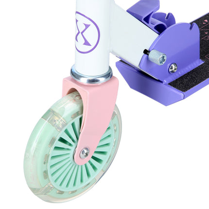 Violet Kick Scooter, 120mm Wheels, Adjustable Height