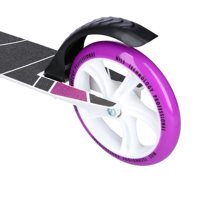 Violetter Tretroller, faltbar, leichtes Design