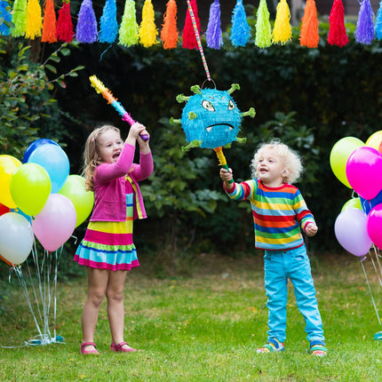 Virus-Shaped Pinata for Kids' Party Fun