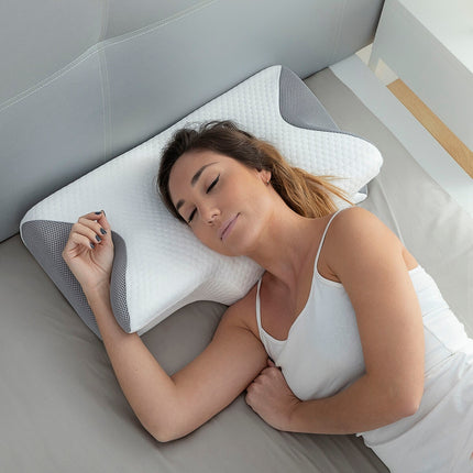 Viskoelastický polštář na krk s ergonomickými konturami Conforti InnovaGoods