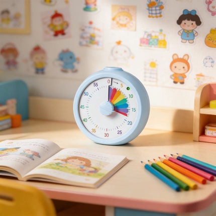 Visual Rainbow Timer for Kids and Adults, 60-Minute
