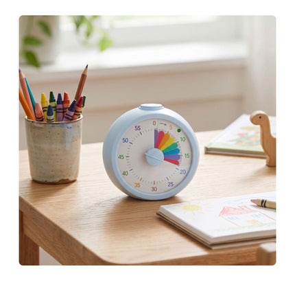 Visual Rainbow Timer for Kids and Adults, 60-Minute