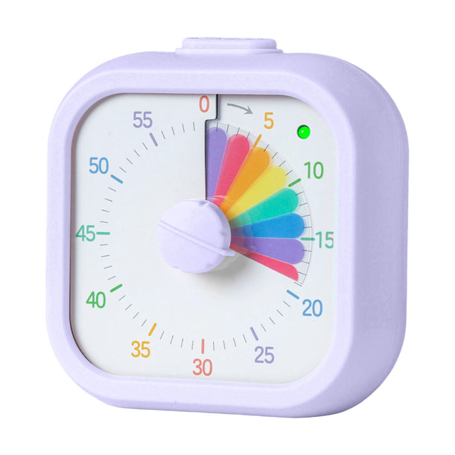 Visueller Timer für Kinder und Erwachsene, 60 Minuten, einstellbare Lautstärke