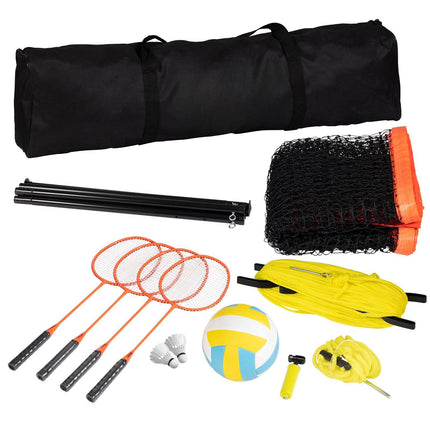 Volleyball and Badminton Net Set – Adjustable, Portable