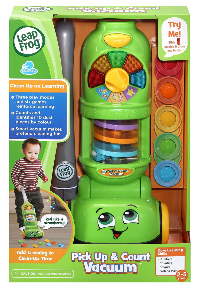 Vtech Educational Toy Pick Up & Count Vacuum (In English Lang.)
