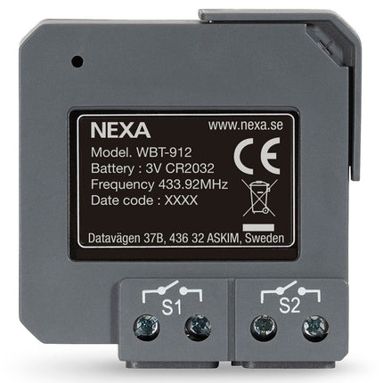 WBT-912 2-Kanal-Einbausender