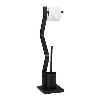 Chaise de WC noire