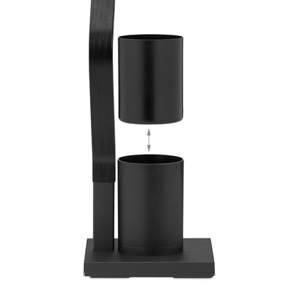 Chaise de WC noire