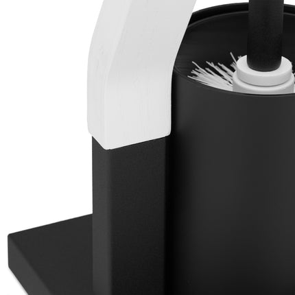 Chaise de WC noir/blanc