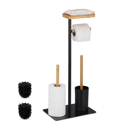 WC-Stuhl aus Bambus und Eisen