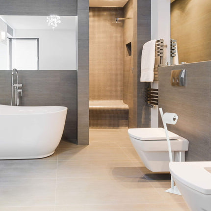 WC-Stuhl weiß