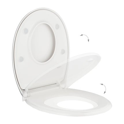 WC seat with child seat