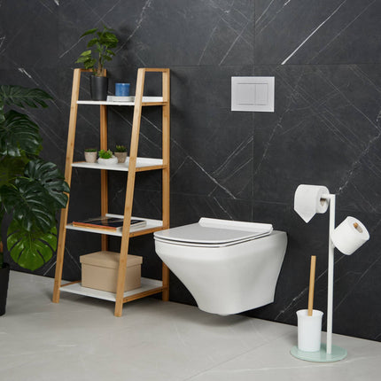 WC-Garnitur mit 2 Ersatzbürstenköpfen