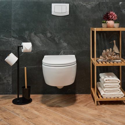 WC-Garnitur mit 2 Ersatzbürstenköpfen