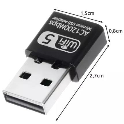 WiFi na USB adaptér 1200Mbps Izoxis 19181
