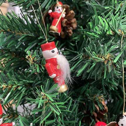 HOLZANHÄNGER / WEIHNACHTSKUGELN 30 Stk