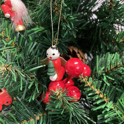 HOLZANHÄNGER / WEIHNACHTSKUGELN 30 Stk