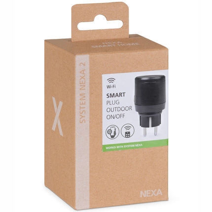 WPO-01 Smart Plug Outdoor IP44 Ein/Aus 3500W System Nexa 2 WiFi/433