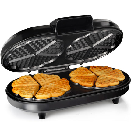 Waffeleisen Doppel 1200W WF-2120 Einstellbarer Thermostat