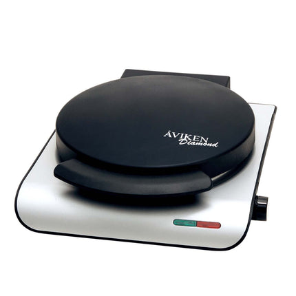 Waffle Maker, Ceramic Coating, Silver Finish