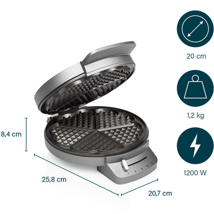 Waffeleisen einfach 132380 1200Watt