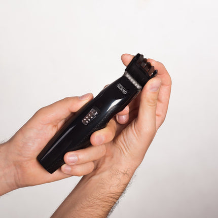 Wahl Beard & Moustache Trimmer, High-Carbon Steel Blades, Battery Operated